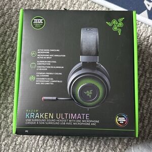 Razer Kraken Ultimate Wired Gaming Headset - Black New